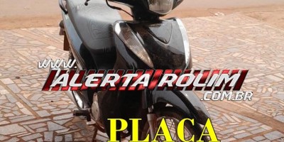Biz foi furtada em residência no bairro Cidade Alta, em Rolim de Moura