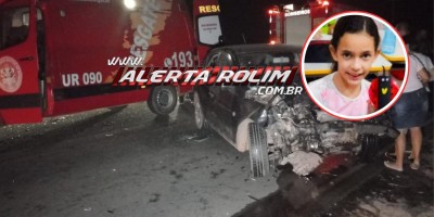 URGENTE - Após 10 dias internada, menina que ficou gravemente ferida em acidente de trânsito em Rolim de Moura, acabou não resistindo; escola emitiu Nota de Pesar 