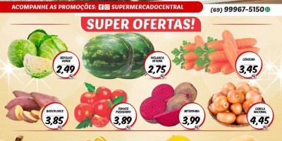 Promoção Supermercado Central, em Rolim de Moura 