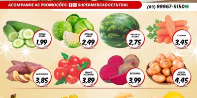 Promoção Supermercado Central, em Rolim de Moura 