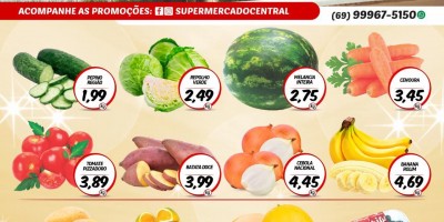 Promoção Supermercado Central, em Rolim de Moura 
