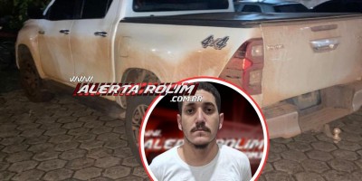 Polícia Militar em Rolim de Moura recuperou a terceira Hilux que foi furtada em Cacoal e prendeu um suspeito