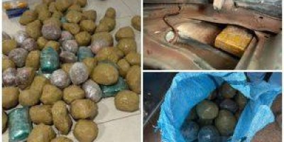 Ação conjunta resulta em prisão de suspeito e apreensão de 50 kg de drogas em São Miguel do Guaporé