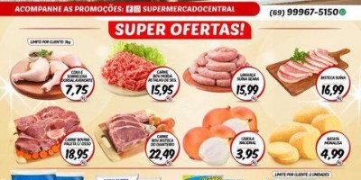 Promoção Supermercado Central, em Rolim de Moura 