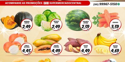 Promoção Supermercado Central, em Rolim de Moura 