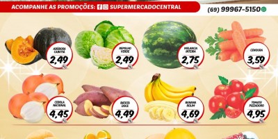 Promoção Supermercado Central, em Rolim de Moura 