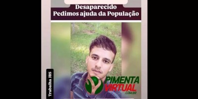 Família busca por informações de homem que desapareceu, em Pimenta Bueno