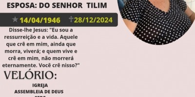 Nota de Pesar - Laurita Leopoldino Boechat, moradora de Rolim de Moura