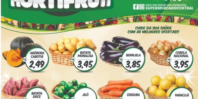Promoção Supermercado Central, em Rolim de Moura 