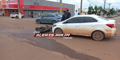 Semana inicia com registro de acidente de trânsito em Rolim de Moura