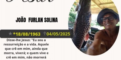 Nota de pesar -João Furlan Solina