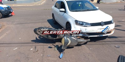 Segundo acidente de trânsito deste sábado também deixou uma pessoa ferida, em Rolim de Moura
