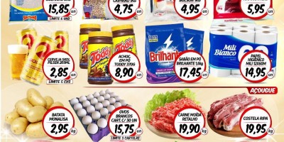 Promoção do supermercado central em Rolim de Moura 