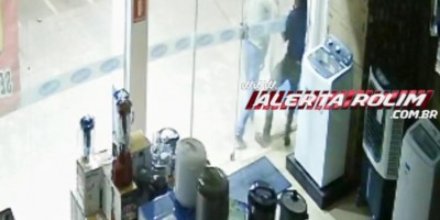 Dupla criminosa realiza série de arrombamentos e furtos em comércios de Rolim de Moura; assista aos vídeos