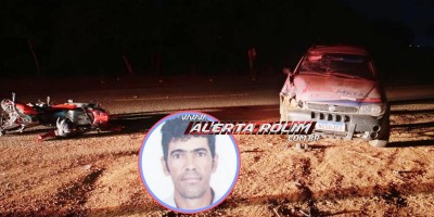 URGENTE - Motociclista, que foi atingido por carro na RO 479, não resistiu aos ferimentos e morreu horas depois após colisão em Rolim de Moura