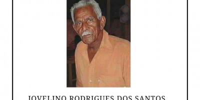 Nota de Falecimento: Jovelino Rodrigues dos Santos