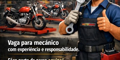 Motobras de Rolim de Moura está contratando mecânico