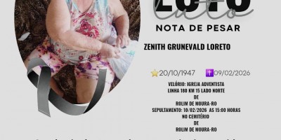 Nota de pesar: Zenith Grunevald Loreto