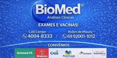 Conheça a rede de laboratórios Biomed de Rolim de Moura