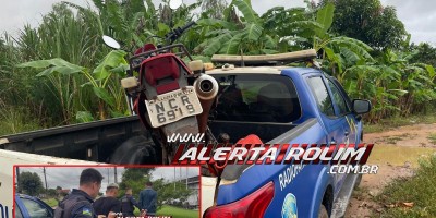 Veículo furtado durante a madrugada é recuperado e dois suspeitos foram presos pela PM, em Rolim de Moura - Vídeo