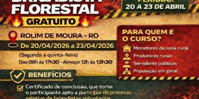 🔥 CURSO GRATUITO DE BRIGADISTA FLORESTAL EM ROLIM DE MOURA 🔥
