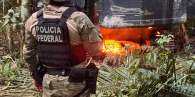 PF e Ibama combatem garimpo ilegal em terra indígena