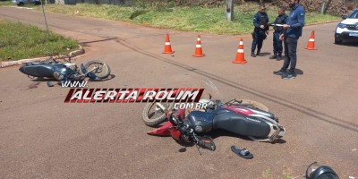 Segundo acidente de trânsito do dia deixou dois feridos no bairro Planalto, em Rolim de Moura