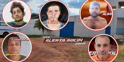 Cinco apenados do Semiaberto não retornam após saída temporária do Dia das Mães, em Rolim de Moura; veja a lista