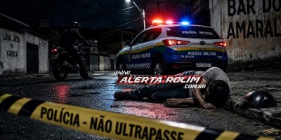 Tentativa de Latrocínio: Homem foi baleado, agredido a pauladas e teve moto roubada nesta madrugada, em Rolim de Moura