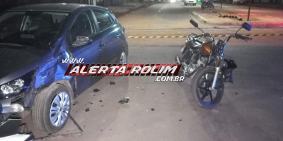 Terceiro acidente de trânsito do dia deixou ocupantes de moto feridos, em Rolim de Moura - Vídeo