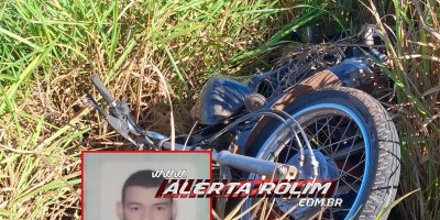Motociclista morre em acidente na RO-492, próximo a Parecis