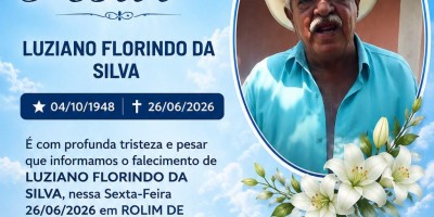 Nota de Pesar - Luziano Florindo da Silva