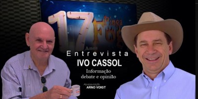 Arno Voigt entrevista Ivo Cassol no programa pinga fogo