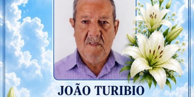 NOTA DE FALECIMENTO DE JOÃO TURIBIO