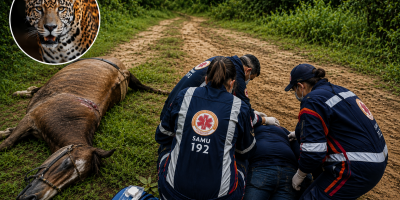 Homem sobrevive a ataque de onça após égua ser morta, em RO