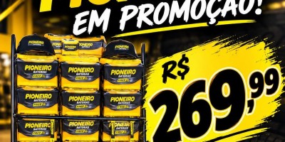 🔋 Bateria Pioneiro em promoção na Junior Auto Center!