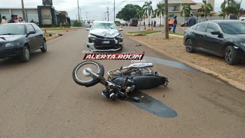 ATUALIZADA – Casal de Novo Horizonte perde a vida em grave acidente em Rolim de Moura, após colisão entre moto e carro no centro da cidade