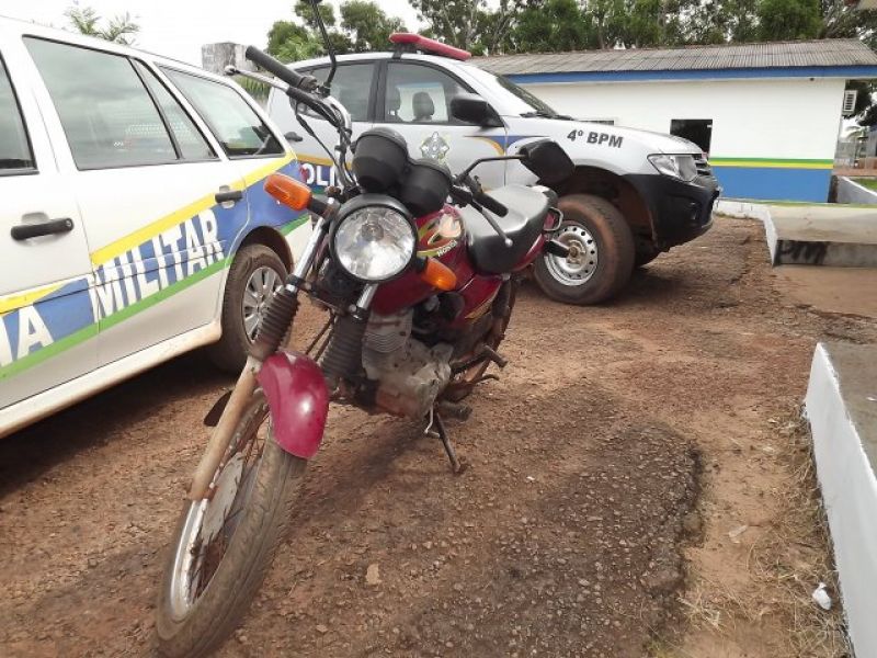 Rolim de Moura –  PM recupera mais uma motocicleta nesta Quarta-feira Rolim de Moura –  PM recupera mais uma motocicleta nesta Quarta-feira