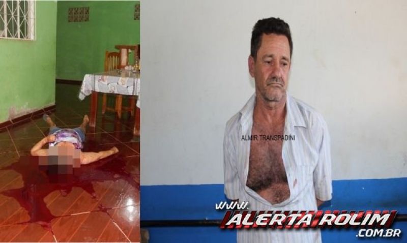 Rolim de Moura – Marido mata a esposa degolada por motivos de ciúmes e horas depois é preso pela PM Rolim de Moura – Marido mata a esposa degolada por motivos de ciúmes e horas depois é preso pela PM