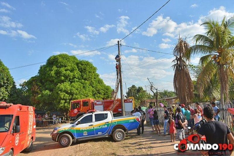 Ji-Paraná - FATALIDADE - Homem morre eletrocutado em cima de poste tentando fazer ligação clandestina Ji-Paraná - FATALIDADE - Homem morre eletrocutado em cima de poste tentando fazer ligação clandestina