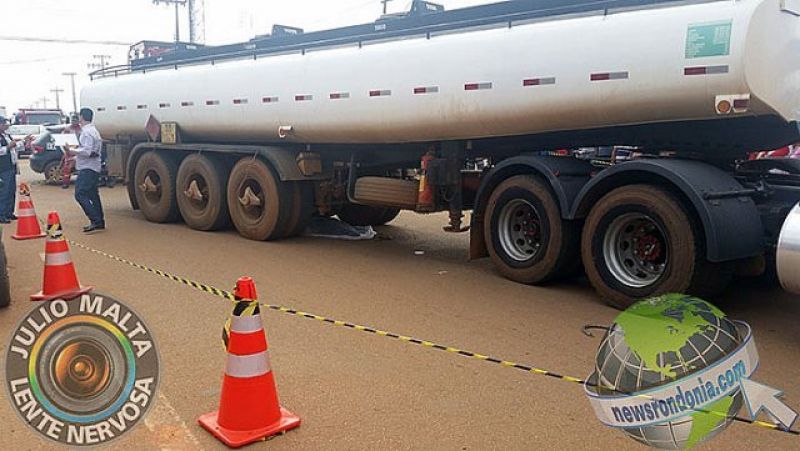 Porto Velho - Mulher morre ao ser atropelada por carreta Porto Velho - Mulher morre ao ser atropelada por carreta