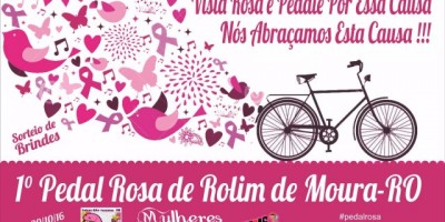 Vem ai o primeiro Pedal Rosa de Rolim de Moura; Participe!