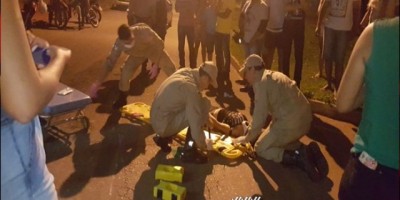 Rolim de Moura – Mulher sofre acidente após tentativa de roubo no centro da cidade