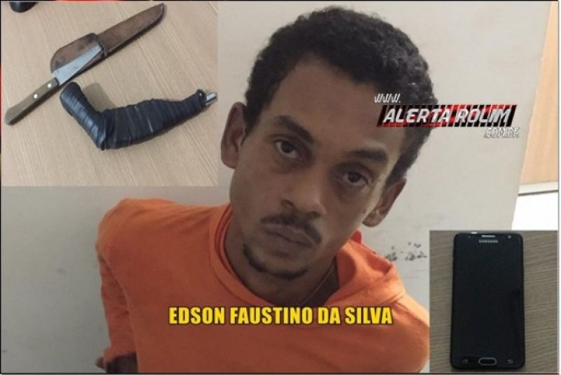 Rolim de Moura – Suspeito é preso em flagrante pela PM, após roubo no Centro da cidade Rolim de Moura – Suspeito é preso em flagrante pela PM, após roubo no Centro da cidade