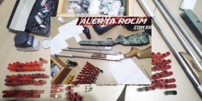 Rolim de Moura – Durante atendimento de ocorrência de violência doméstica, Polícia Militar apreende arma de fogo e munições Rolim de Moura – Durante atendimento de ocorrência de violência doméstica, Polícia Militar apreende arma de fogo e munições