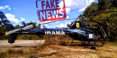 FAKE NEWS - Helicóptero do IBAMA não foi atacado a tiros em Espigão do Oeste  FAKE NEWS - Helicóptero do IBAMA não foi atacado a tiros em Espigão do Oeste