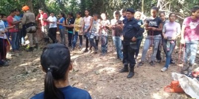 Policiais militares do Núcleo de Atividades Sociais do 10° BPM realiza visita didática ao acampamento de selva da Polícia Mirim em Presidente Médici Policiais militares do Núcleo de Atividades Sociais do 10° BPM realiza visita didática ao acampamento de selva da Polícia Mirim em Presidente Médici