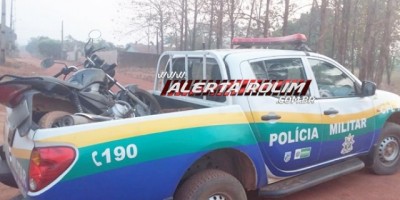 Rolim de Moura – Moto furtada é recuperada pela Polícia Militar com a ajuda de denúncia anônima  Rolim de Moura – Moto furtada é recuperada pela Polícia Militar com a ajuda de denúncia anônima