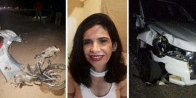 Gravíssimo acidente envolvendo caminhonete e moto deixa vítima fatal em Alvorada do Oeste Gravíssimo acidente envolvendo caminhonete e moto deixa vítima fatal em Alvorada do Oeste