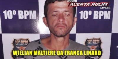 Rolim de Moura - Suspeito é preso em flagrante pela PM, após ser flagrado por populares praticando furto num Bar Rolim de Moura - Suspeito é preso em flagrante pela PM, após ser flagrado por populares praticando furto num Bar